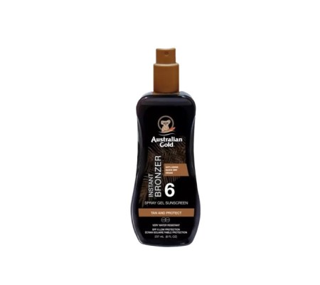 AUSTRALIAN GOLD SPF 6 SPRAY GEL WITH BRONZER